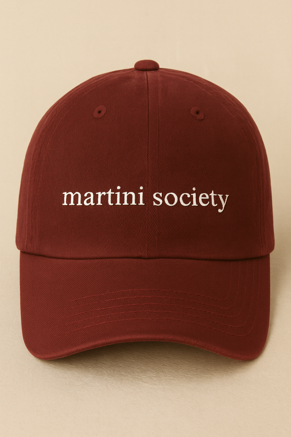 [Pre-Order] martini society – Embroidered Baseball Cap