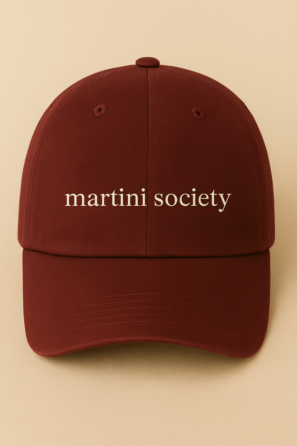 [Pre-Order] martini society – Embroidered Baseball Cap