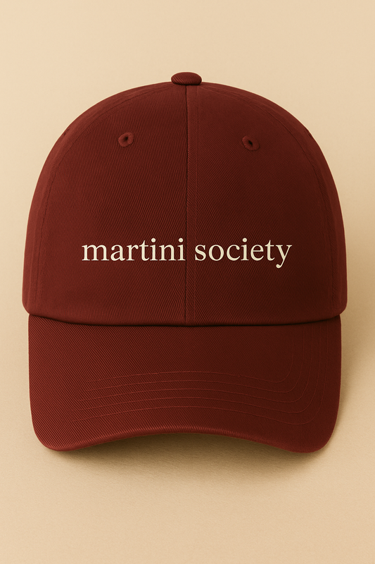 [Pre-Order] martini society – Embroidered Baseball Cap